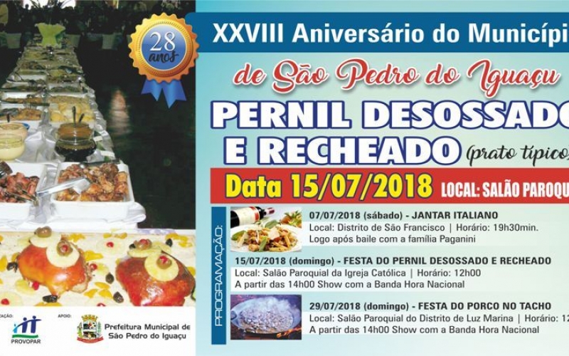 XXVIII Aniversário do Município de São Pedro do Iguaçu