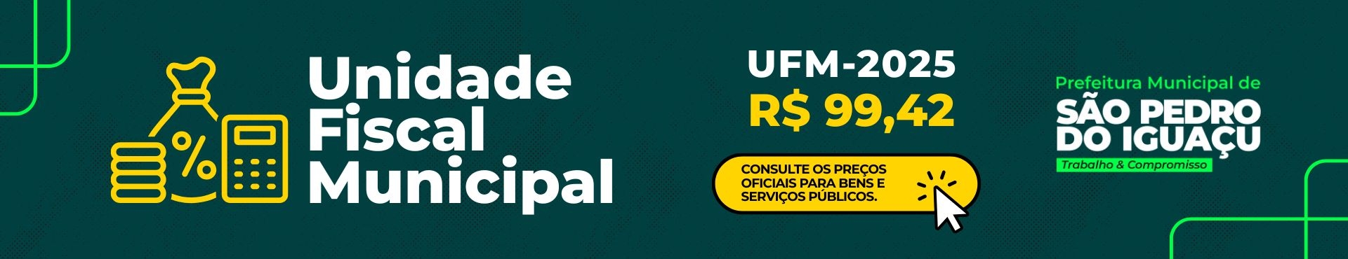 UNIDADE FISCAL MUNICIPAL - UFM 2025
