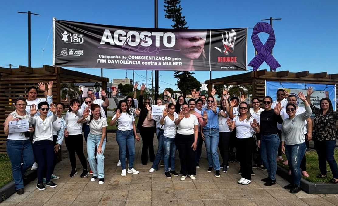 Blitz Educativa reforça campanha de enfrentamento à violência contra a mulher em São Pedro ...