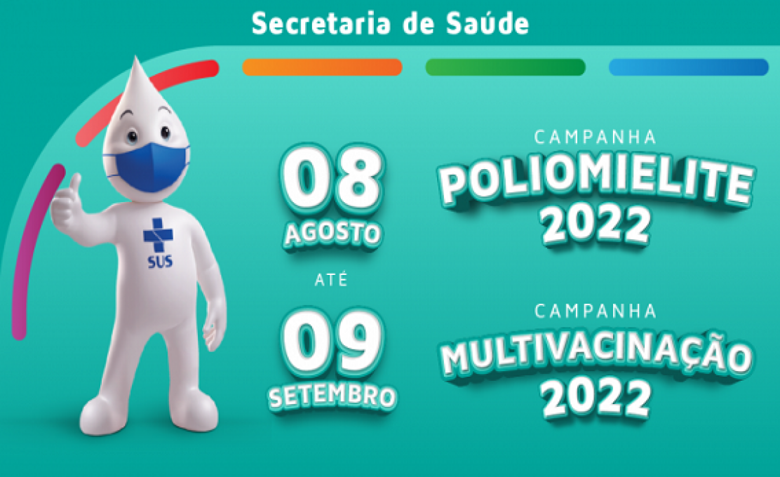 Campanha Nacional de Vacinação contra a Poliomielite.
