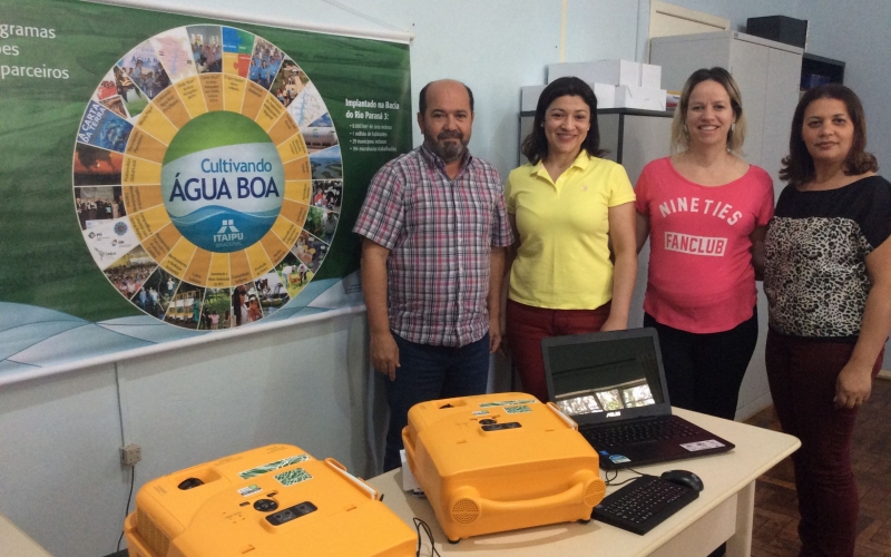 Entrega de equipamentos adquiridos via Itaipu Binacional