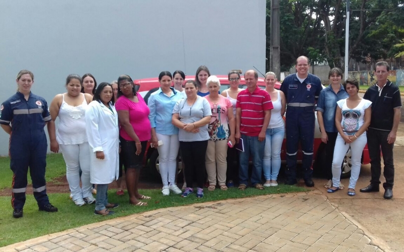 Treinamento de servidores da Secretaria de Saúde com o SAMU