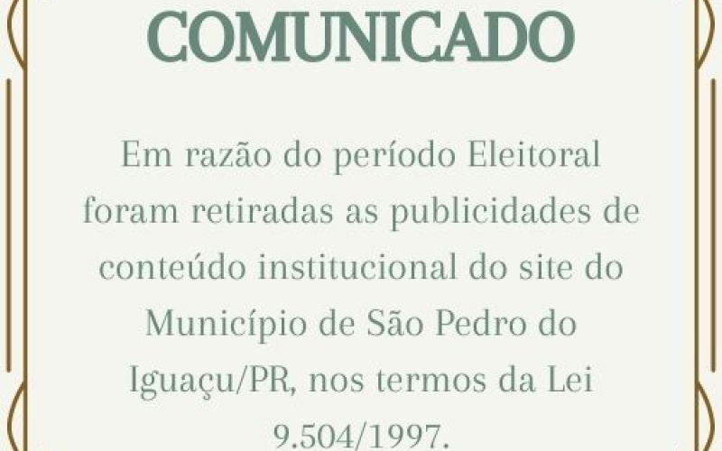 COMUNICADO